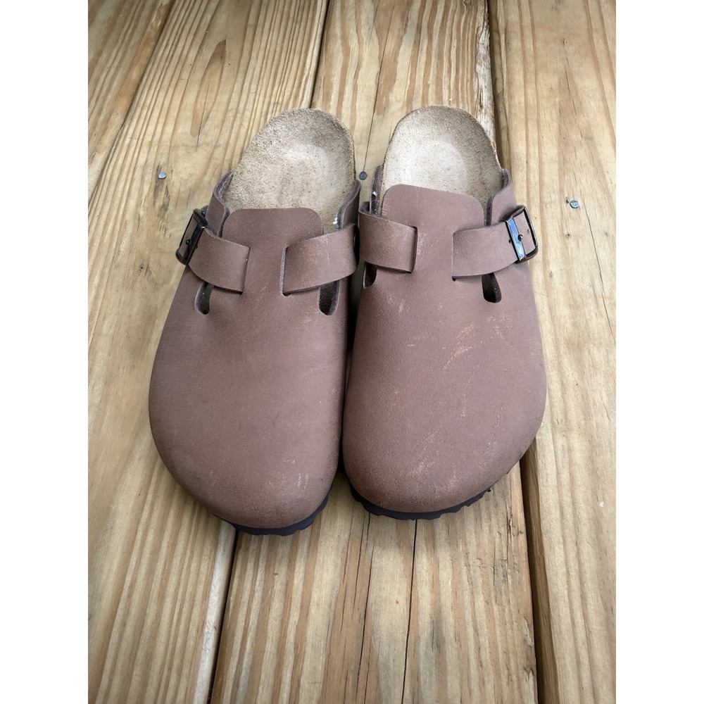 Birki's Birkenstock Boston Brown Slip-on Clogs EU 38 US  Ladies 7 Men 5